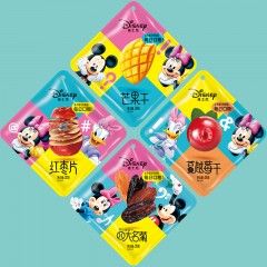 哎呦喂迪士尼每日口粮红枣片20g/袋×5袋新疆特产红枣干无核灰枣干果零食小包装