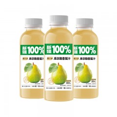 新疆库尔勒香梨汁苹果汁鲜榨果蔬汁浆饮料0添加0蔗糖新年货礼盒