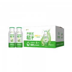 新疆巴夫巴夫芦荟轻汁库拉索芦荟爽口饮品330ml*6瓶