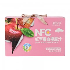 疆果萃 NFC红苹果血橙原汁150g*10袋