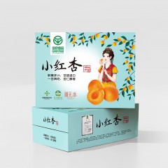 疆无季 新疆 阿克苏小红杏 绿色食品认证 甄选鲜果家庭装3斤