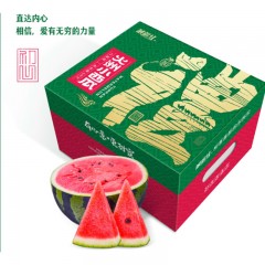 沁疆红新疆吐鲁番火洲小西瓜 手剥西瓜 脆甜多汁【红瓤瓜尝鲜装5斤±100g，2枚】