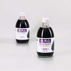 悦天山果汁礼盒桑葚玻璃瓶300ml*8瓶装