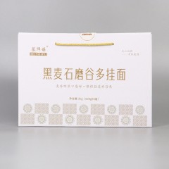 慕师傅黑麦石磨谷多挂面(500g×6盒)/箱