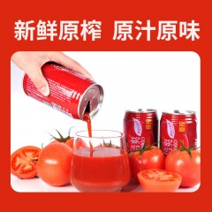 冠农番茄汁新疆土特产浓缩果汁饮料原榨果蔬汁番倍爽（无糖）310ml*6罐