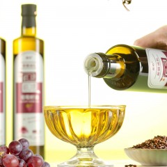 畺色新疆纯葡萄籽食用油物理压榨热炒冷调葡萄籽油500ML/瓶