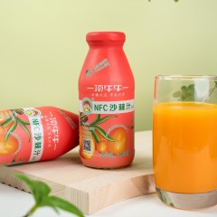 NFC沙棘汁鲜榨原浆非浓缩还原新疆野生沙棘维C之王245ml*5瓶