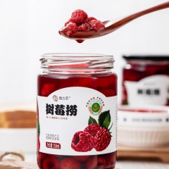 新疆唐古莱树莓捞鲜树莓罐头350克*4罐精品浆果酸甜可口天然健康