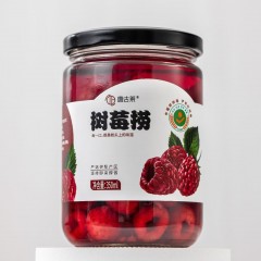新疆唐古莱树莓捞鲜树莓罐头350克*4罐精品浆果酸甜可口天然健康