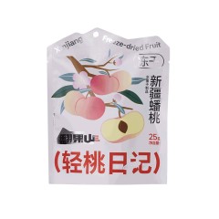 翻果山新疆冻干水果蟠桃冻干零添加非油炸25g三袋