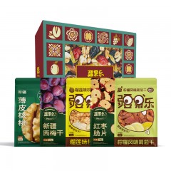 疆果乐新春限定如意礼盒精致礼盒坚果干果混合搭配963g/盒