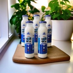 新疆特色饮料夏季饮品酸奶刨冰酸奶饮料酸奶含乳酸新疆产地直发玻璃瓶350ml*5瓶