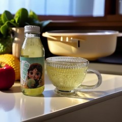 阿克苏产地直发古力娜扎哈密瓜汁100％果汁含量无添加玻璃瓶300ml*5瓶