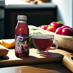 阿克苏产地直发新疆黑加仑汁100％果汁无添加300ml*5瓶