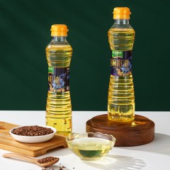 新疆塔城绿洲果实亚麻籽油400ml体验装 新疆特产食用油 包邮