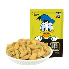 哎呦喂迪士尼绿宝石葡萄干68g/袋×4袋新疆特产无核白提子干小包装干果零食