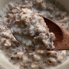 【疆物集】新疆黑麦片黑小麦片富硒麦片300g*3袋营养早餐冲饮谷物