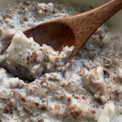 【疆物集】新疆黑麦片黑小麦片富硒麦片300g*3袋营养早餐冲饮谷物