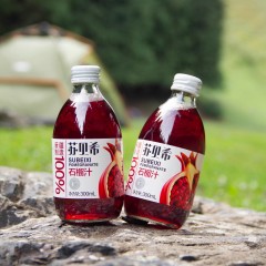 新疆苏贝希100%石榴汁300ml×6瓶装