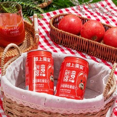新疆笑厨小果粒番茄汁含番茄红素0脂肪饮料310ml*8瓶