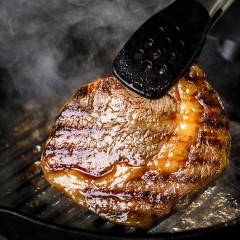 三疆牧羊新疆生鲜牛肉2kg上脑牛排5~7片家庭装