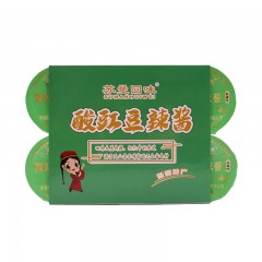 新疆特产 苏曼回味 便携式杯装酸豇豆辣酱30g×6杯/板*2板